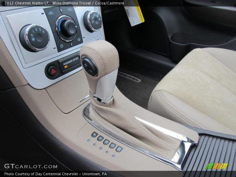 White Diamond Tricoat / Cocoa/Cashmere 2012 Chevrolet Malibu LT