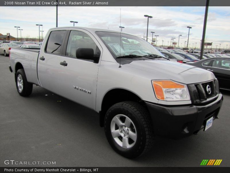 Radiant Silver / Almond 2008 Nissan Titan XE Crew Cab 4x4