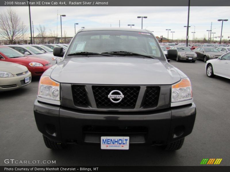 Radiant Silver / Almond 2008 Nissan Titan XE Crew Cab 4x4