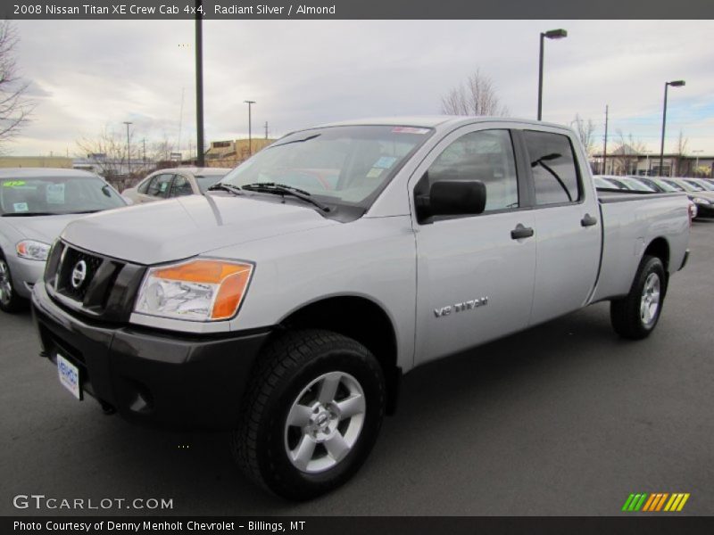 Radiant Silver / Almond 2008 Nissan Titan XE Crew Cab 4x4