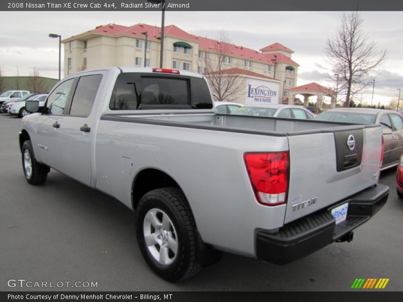 Radiant Silver / Almond 2008 Nissan Titan XE Crew Cab 4x4