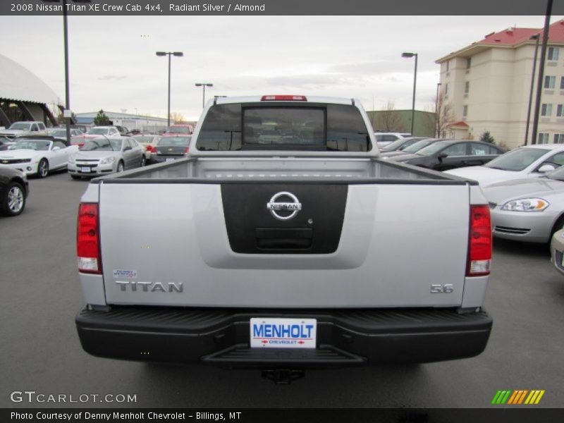 Radiant Silver / Almond 2008 Nissan Titan XE Crew Cab 4x4