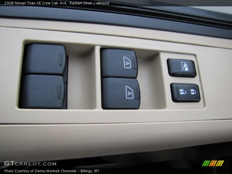 Controls of 2008 Titan XE Crew Cab 4x4