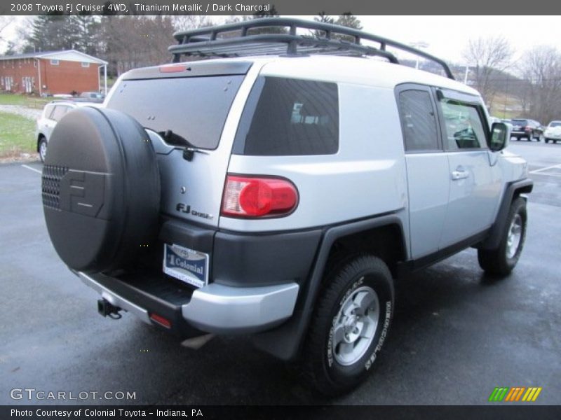Titanium Metallic / Dark Charcoal 2008 Toyota FJ Cruiser 4WD