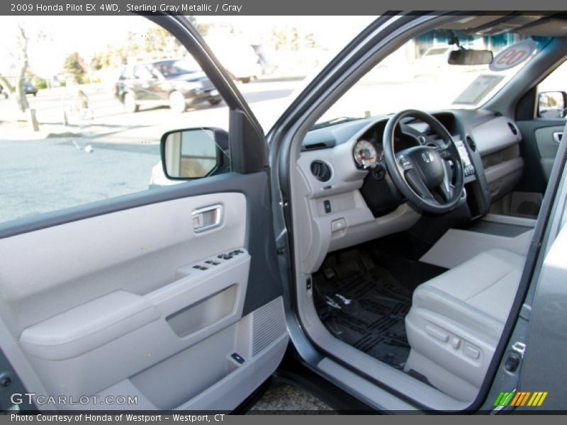 Sterling Gray Metallic / Gray 2009 Honda Pilot EX 4WD