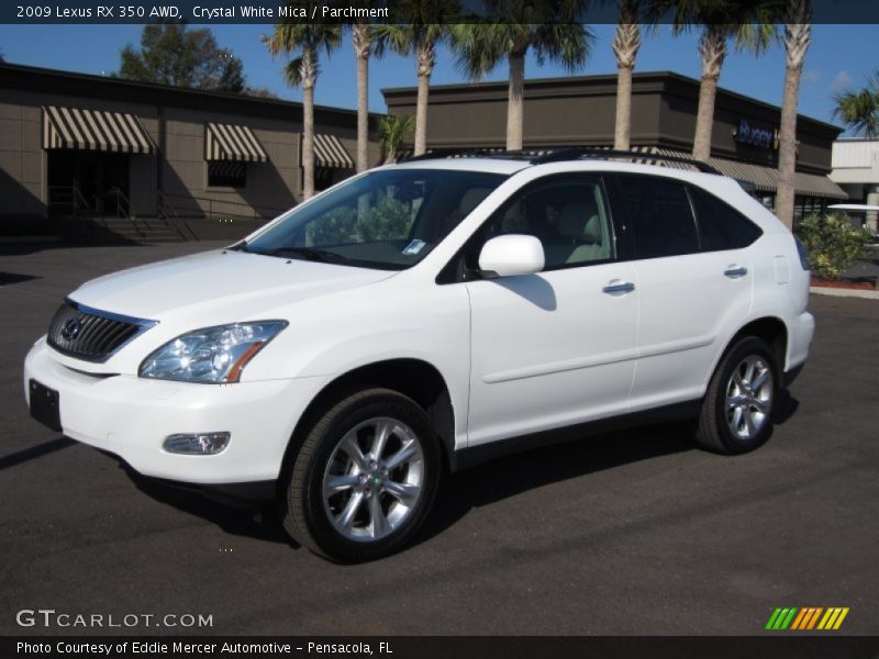 Crystal White Mica / Parchment 2009 Lexus RX 350 AWD
