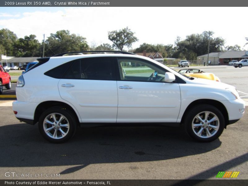 Crystal White Mica / Parchment 2009 Lexus RX 350 AWD