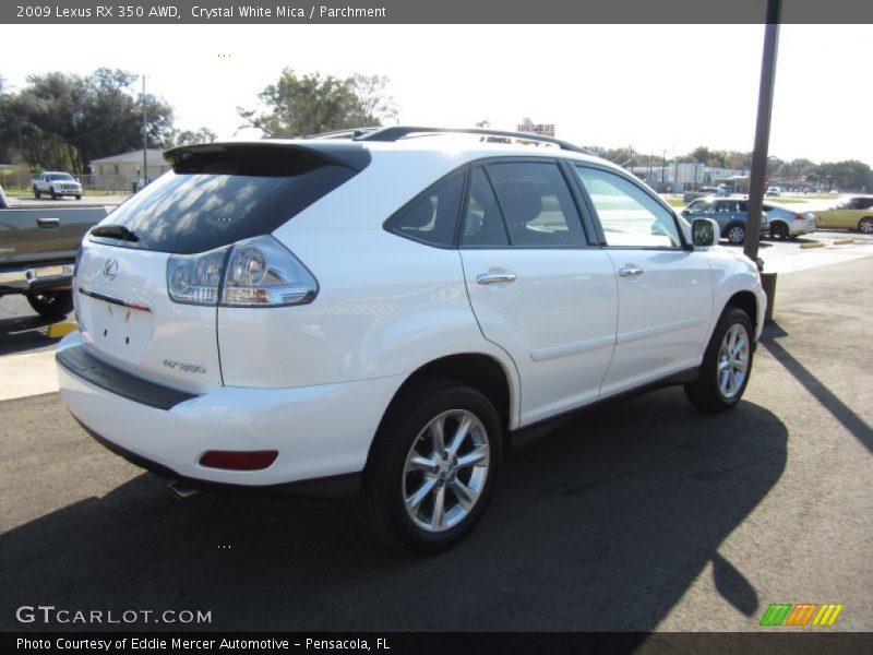Crystal White Mica / Parchment 2009 Lexus RX 350 AWD