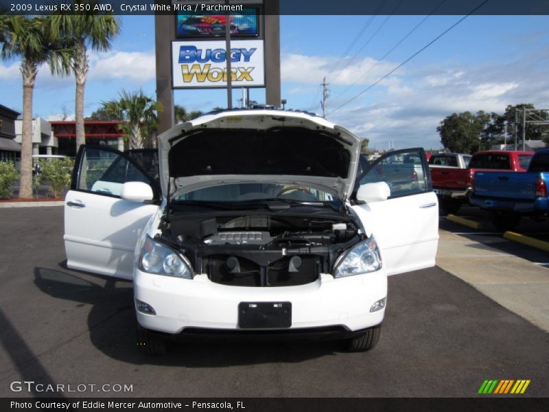 Crystal White Mica / Parchment 2009 Lexus RX 350 AWD