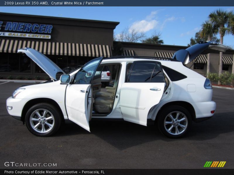 Crystal White Mica / Parchment 2009 Lexus RX 350 AWD