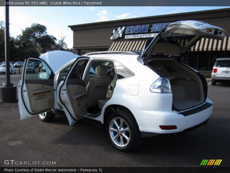 Crystal White Mica / Parchment 2009 Lexus RX 350 AWD