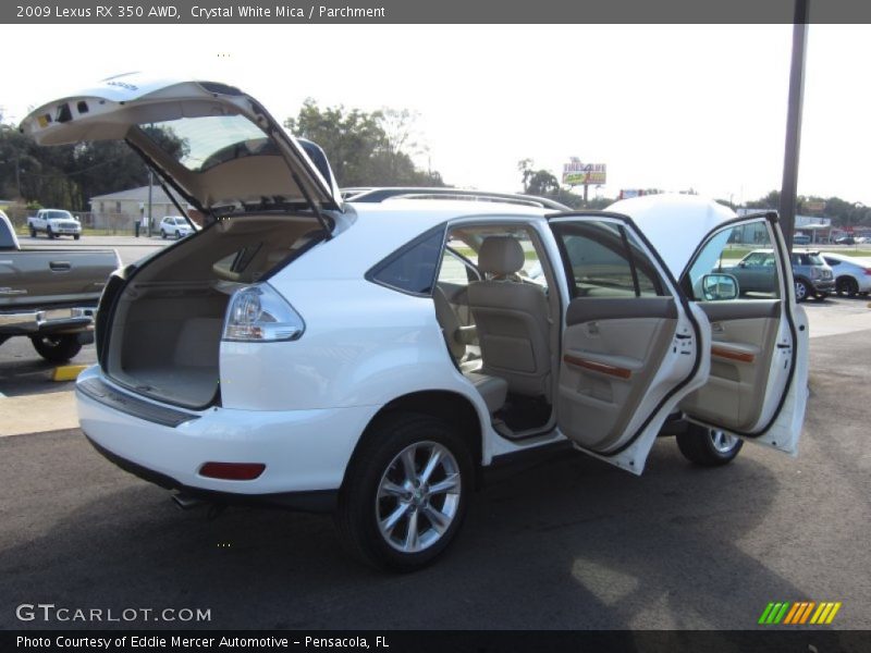 Crystal White Mica / Parchment 2009 Lexus RX 350 AWD