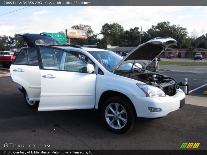 Crystal White Mica / Parchment 2009 Lexus RX 350 AWD