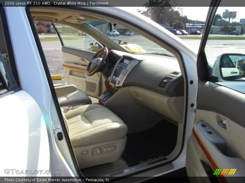 Crystal White Mica / Parchment 2009 Lexus RX 350 AWD