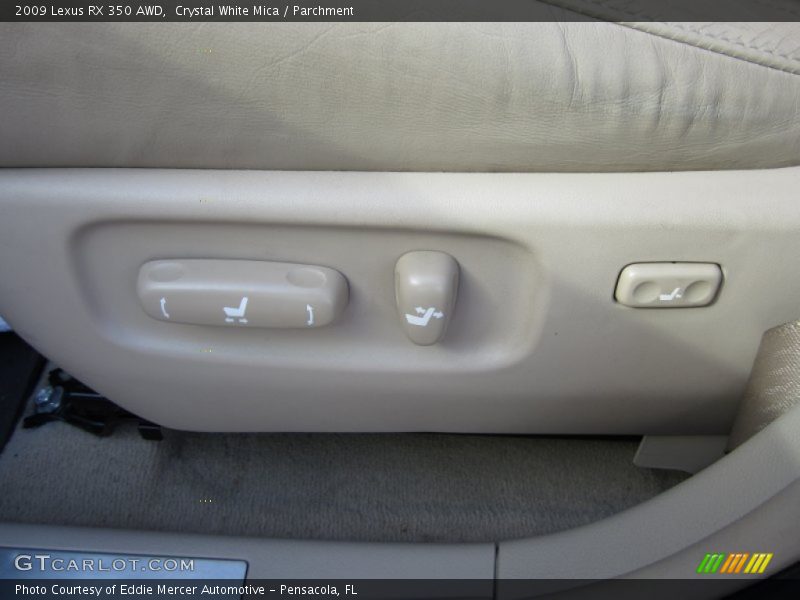 Crystal White Mica / Parchment 2009 Lexus RX 350 AWD