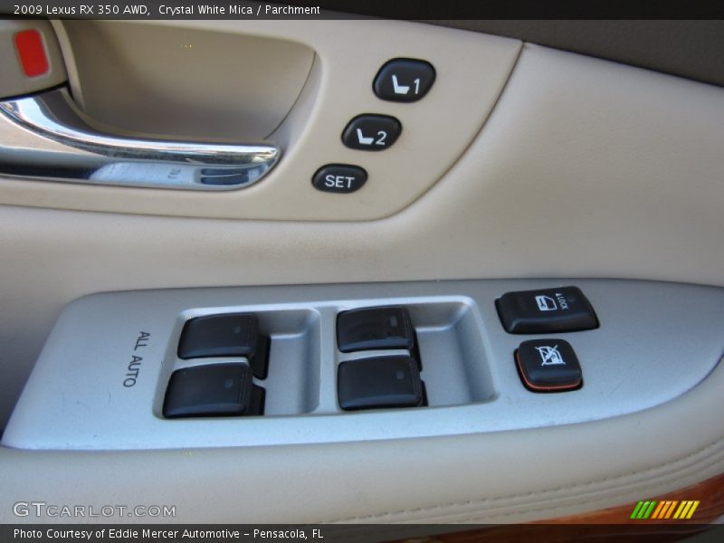 Crystal White Mica / Parchment 2009 Lexus RX 350 AWD