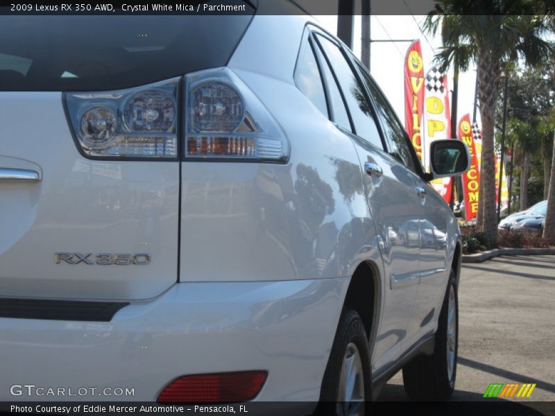 Crystal White Mica / Parchment 2009 Lexus RX 350 AWD