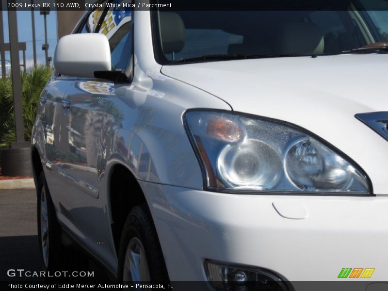 Crystal White Mica / Parchment 2009 Lexus RX 350 AWD