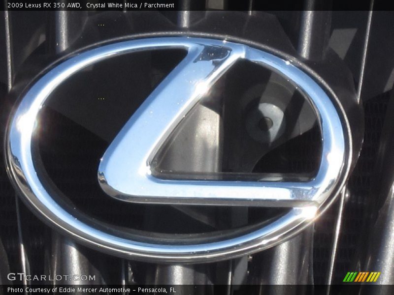 Crystal White Mica / Parchment 2009 Lexus RX 350 AWD