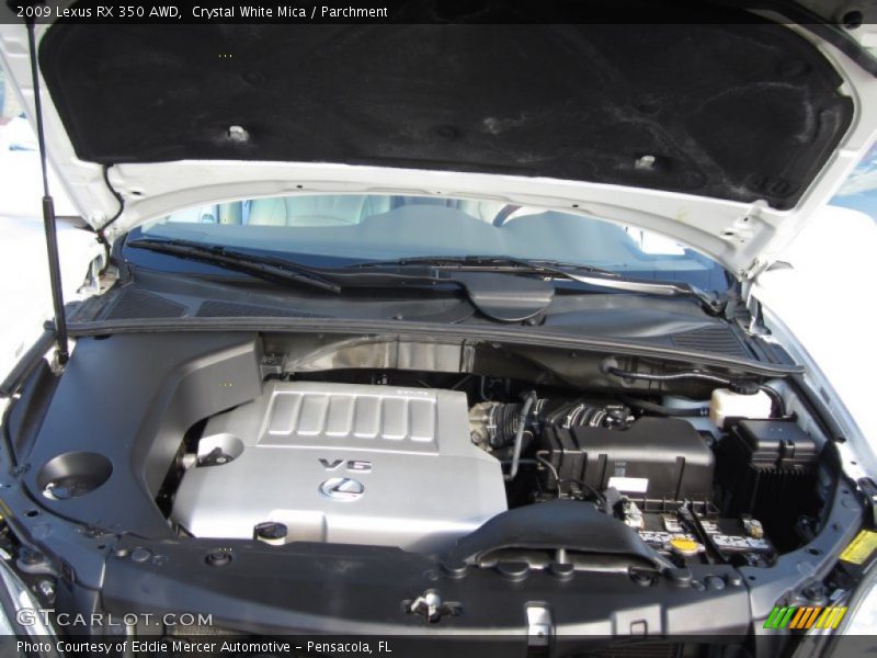 Crystal White Mica / Parchment 2009 Lexus RX 350 AWD