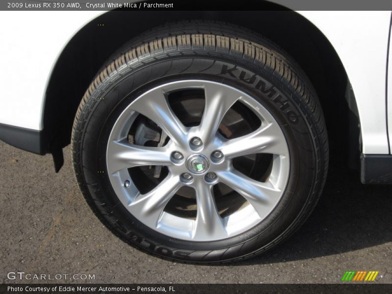 Crystal White Mica / Parchment 2009 Lexus RX 350 AWD