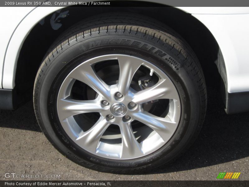 Crystal White Mica / Parchment 2009 Lexus RX 350 AWD