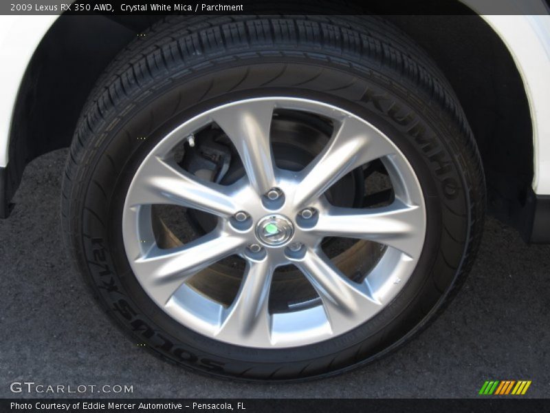Crystal White Mica / Parchment 2009 Lexus RX 350 AWD