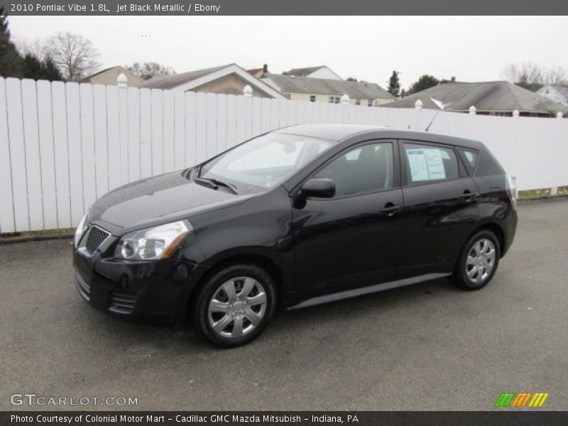 Jet Black Metallic / Ebony 2010 Pontiac Vibe 1.8L