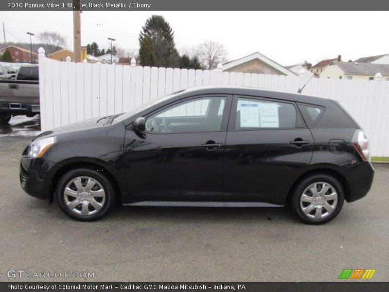 Jet Black Metallic / Ebony 2010 Pontiac Vibe 1.8L