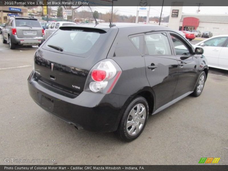 Jet Black Metallic / Ebony 2010 Pontiac Vibe 1.8L