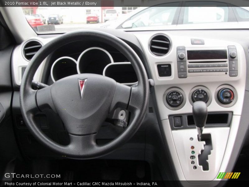 Jet Black Metallic / Ebony 2010 Pontiac Vibe 1.8L