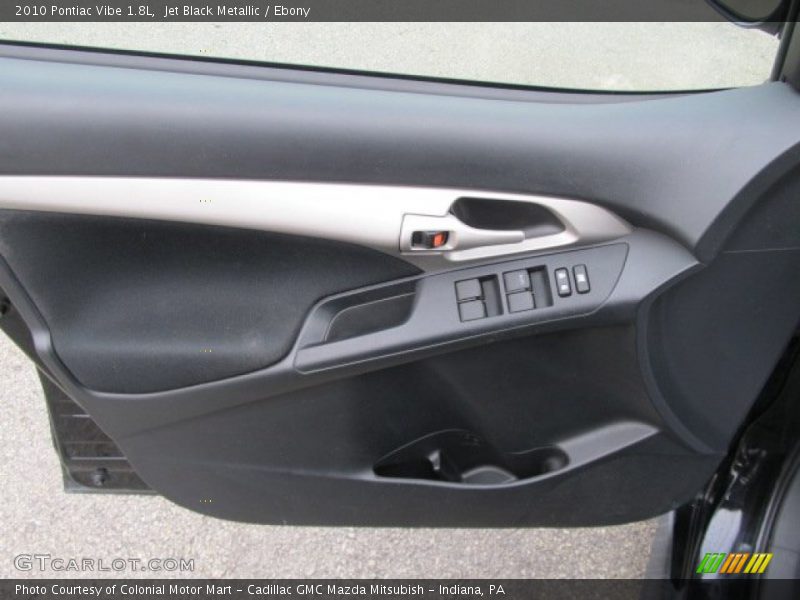 Jet Black Metallic / Ebony 2010 Pontiac Vibe 1.8L