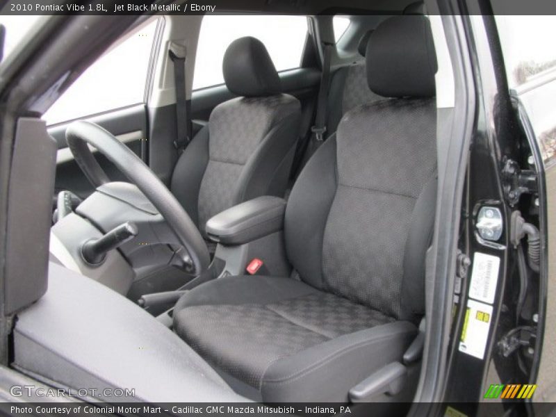 Jet Black Metallic / Ebony 2010 Pontiac Vibe 1.8L