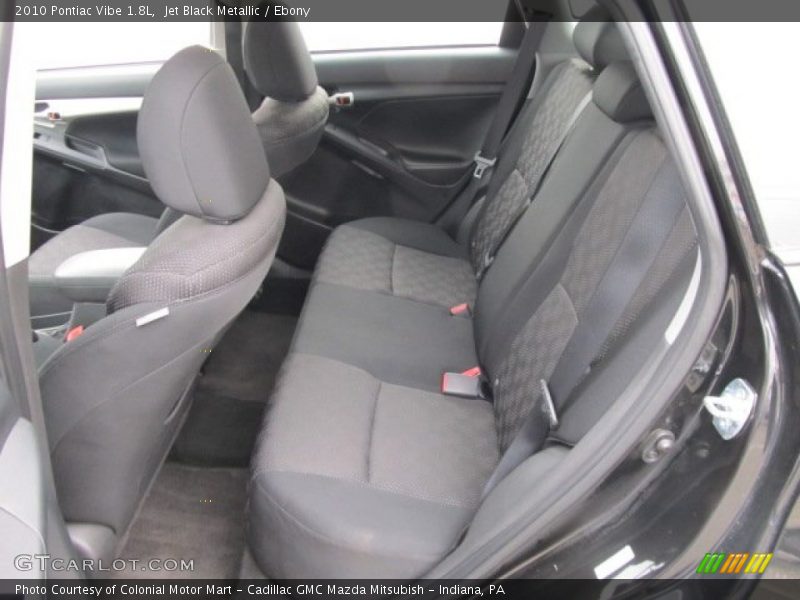 Jet Black Metallic / Ebony 2010 Pontiac Vibe 1.8L