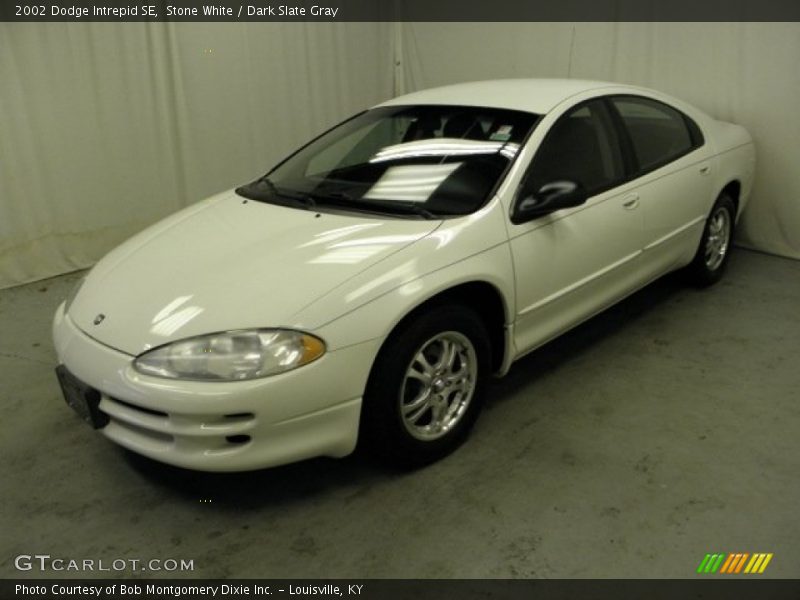 Stone White / Dark Slate Gray 2002 Dodge Intrepid SE
