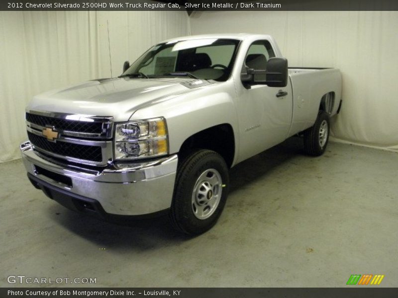 Silver Ice Metallic / Dark Titanium 2012 Chevrolet Silverado 2500HD Work Truck Regular Cab