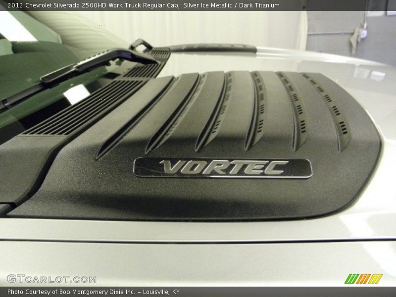 Silver Ice Metallic / Dark Titanium 2012 Chevrolet Silverado 2500HD Work Truck Regular Cab