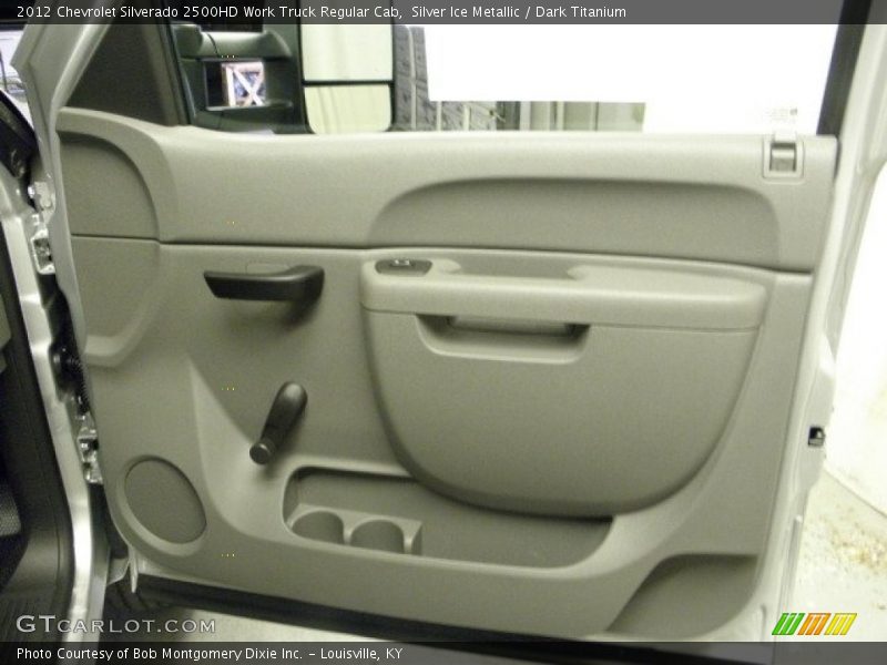 Silver Ice Metallic / Dark Titanium 2012 Chevrolet Silverado 2500HD Work Truck Regular Cab
