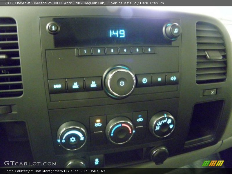 Silver Ice Metallic / Dark Titanium 2012 Chevrolet Silverado 2500HD Work Truck Regular Cab