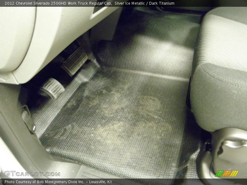 Silver Ice Metallic / Dark Titanium 2012 Chevrolet Silverado 2500HD Work Truck Regular Cab