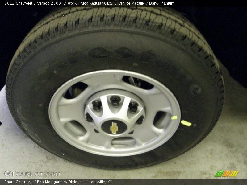 Silver Ice Metallic / Dark Titanium 2012 Chevrolet Silverado 2500HD Work Truck Regular Cab