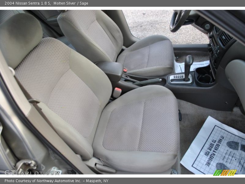 Molten Silver / Sage 2004 Nissan Sentra 1.8 S
