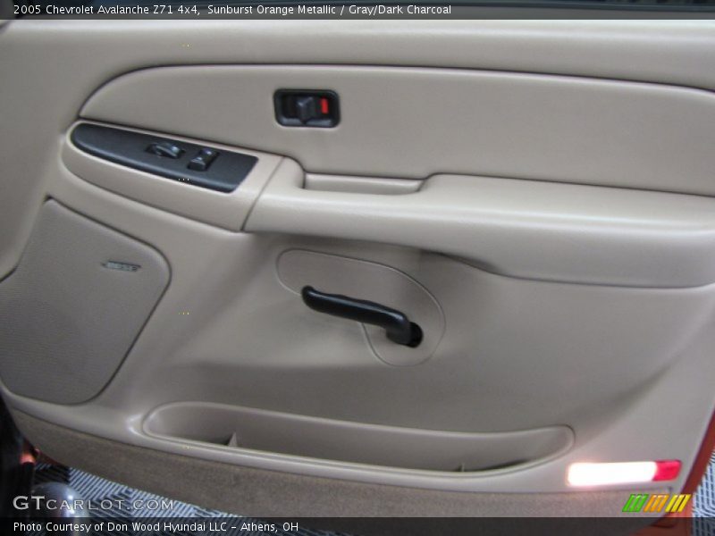 Sunburst Orange Metallic / Gray/Dark Charcoal 2005 Chevrolet Avalanche Z71 4x4