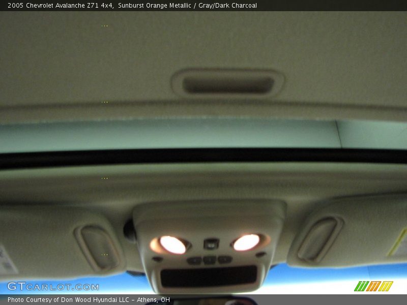 Sunburst Orange Metallic / Gray/Dark Charcoal 2005 Chevrolet Avalanche Z71 4x4