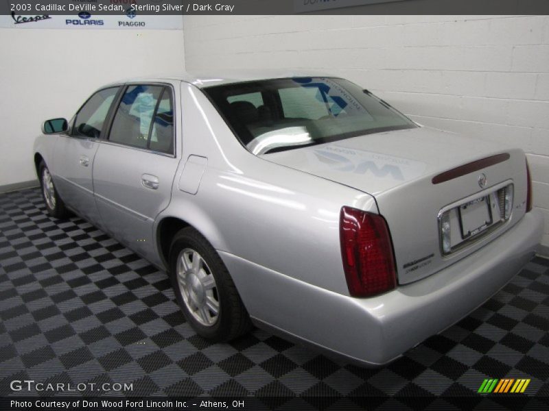 Sterling Silver / Dark Gray 2003 Cadillac DeVille Sedan