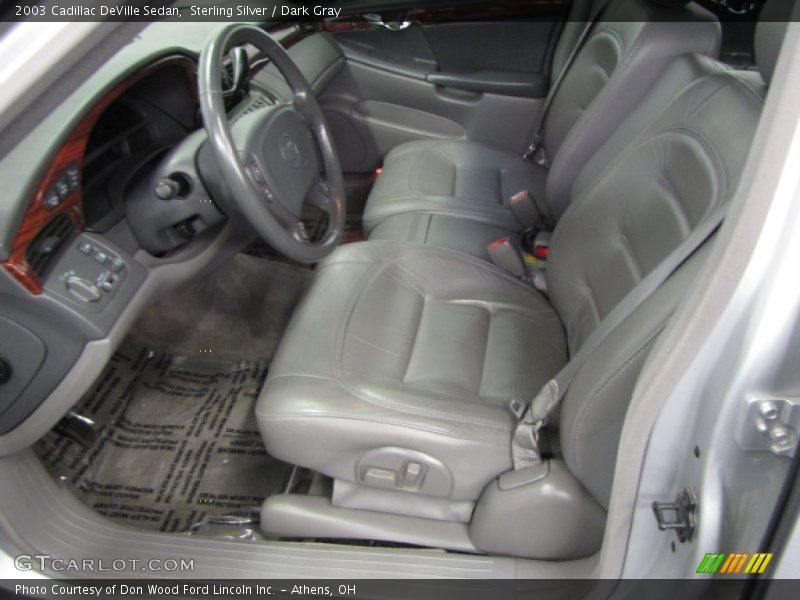Sterling Silver / Dark Gray 2003 Cadillac DeVille Sedan