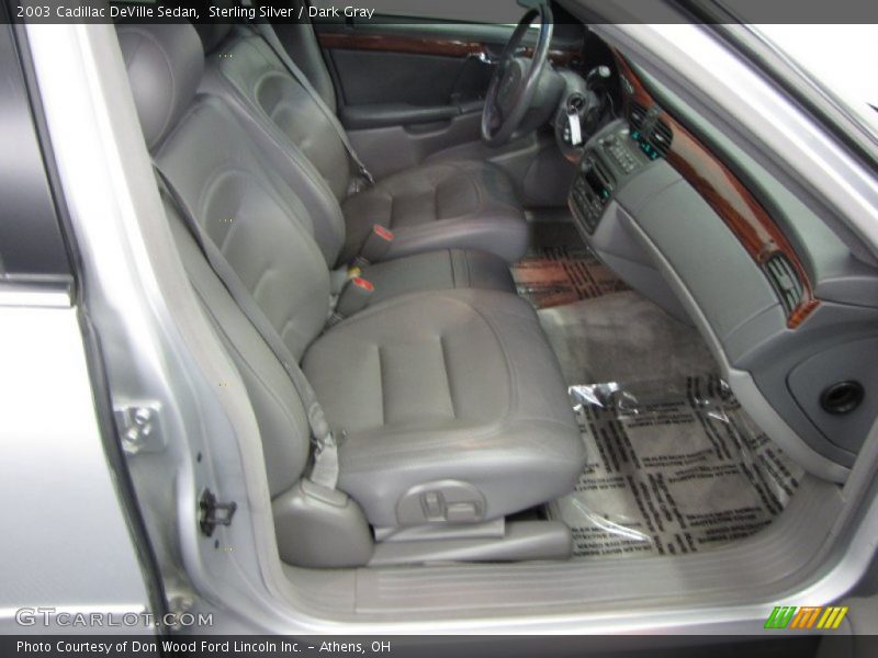 Sterling Silver / Dark Gray 2003 Cadillac DeVille Sedan