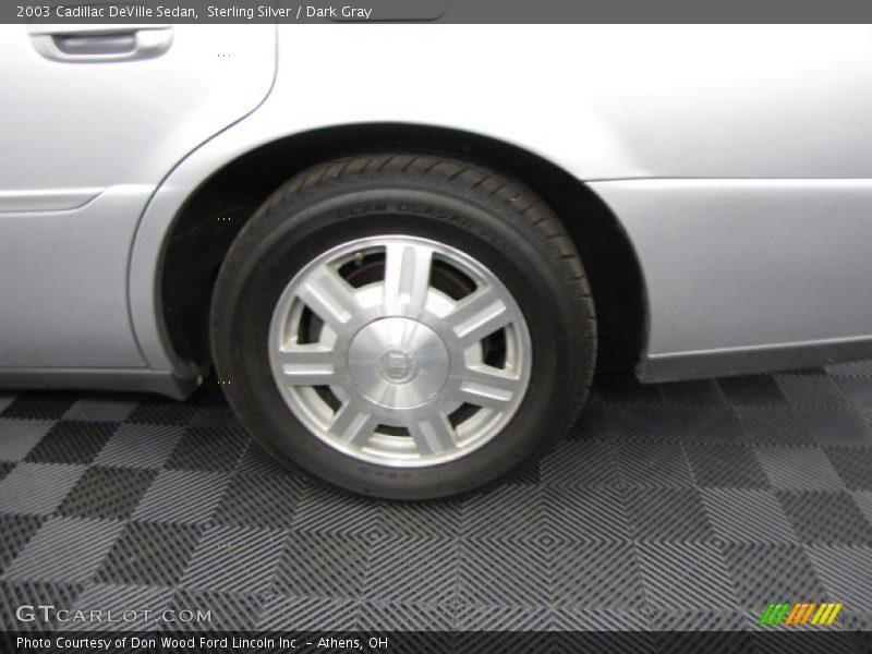 Sterling Silver / Dark Gray 2003 Cadillac DeVille Sedan