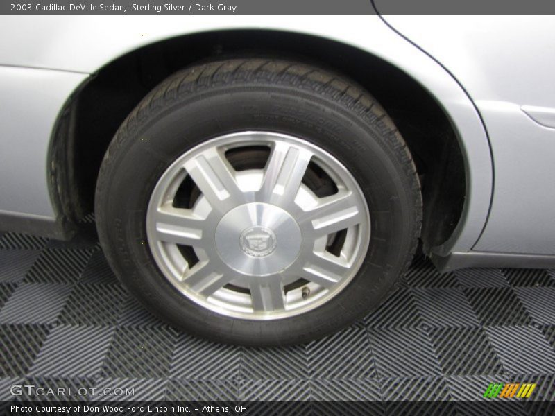 Sterling Silver / Dark Gray 2003 Cadillac DeVille Sedan