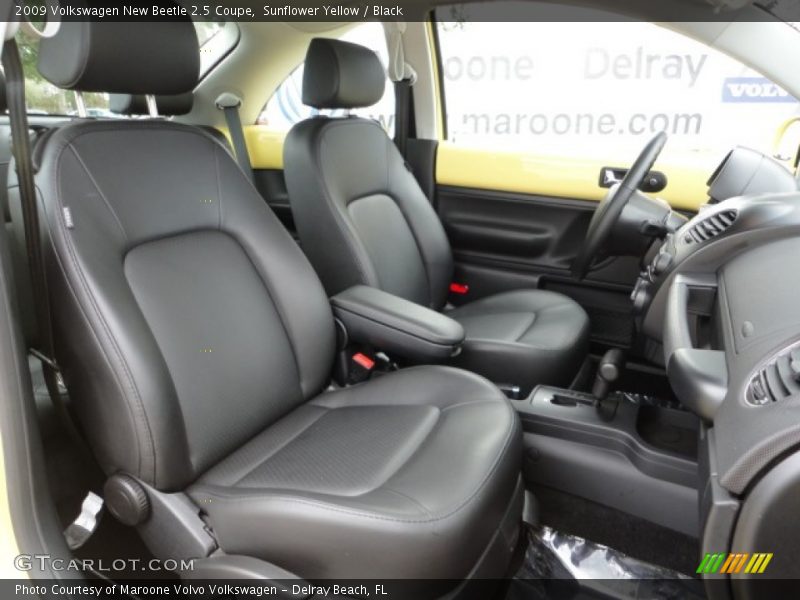 Sunflower Yellow / Black 2009 Volkswagen New Beetle 2.5 Coupe